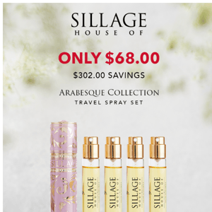 🚨Act Fast: Arabesque Collection Travel Spray Set for Only $68.00!