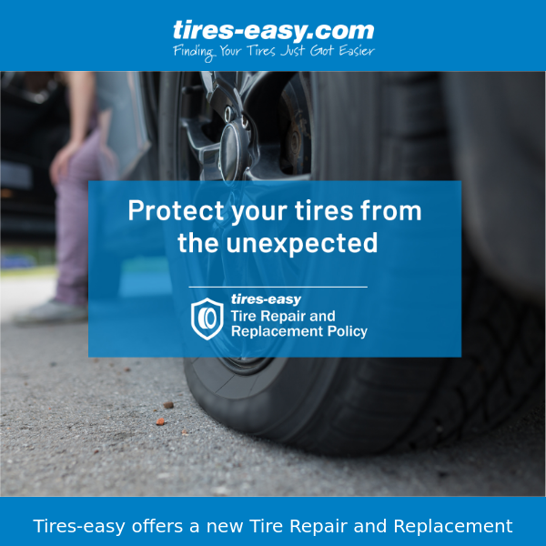 NEW: Get your tires protected for 3 years + 100% replacement!
