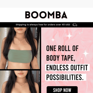 ✨ BOOMBA Spotlight: Body Tape