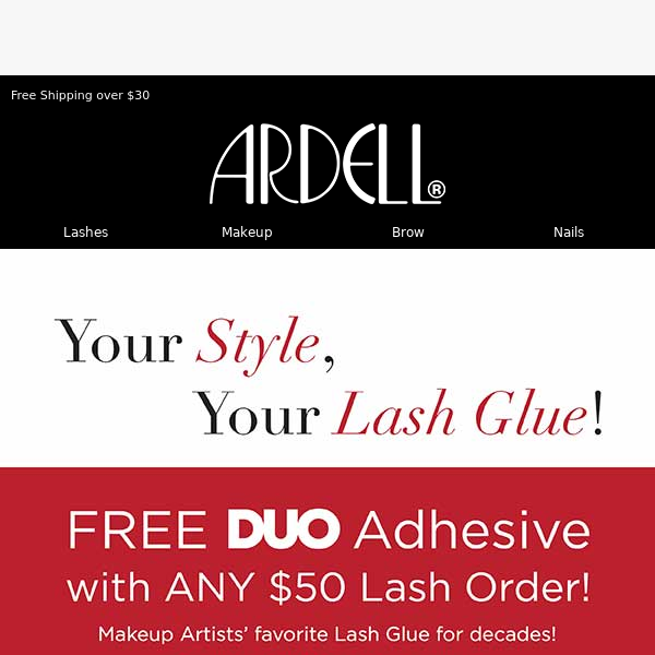 Flutter into Love with a FREE DUO Lash Adhesive! 💖🌸