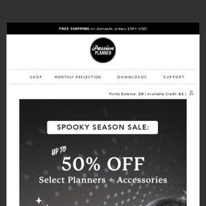 👻🎃 SPOOKY GOOD SALE: Up to 50% OFF Select Products