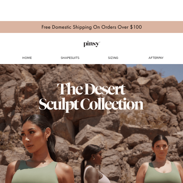 Out now: The Desert Sculpt Collection ☀️