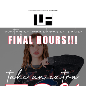 FINAL HOURS ⏰