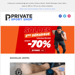 ♦ Soldes jusqu'à -70% ♦ Faites le plein des bonnes affaires !