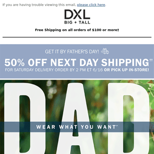 Get Dad the Looks He Really Wants!