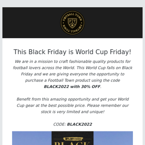 This Black Friday is World Cup Friday