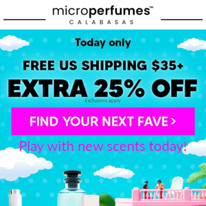 Get 25% off and free U.S. shipping on orders over $35