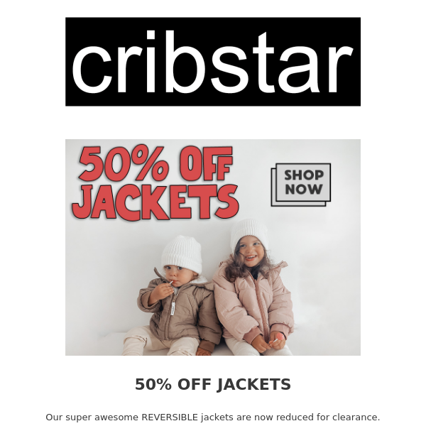 50% off Jackets