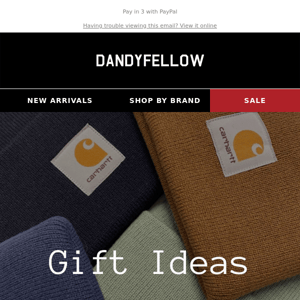 Gift Ideas at Dandy Fellow! 🎁