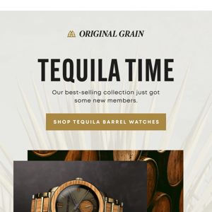 2 NEW tequila timepieces 🎉