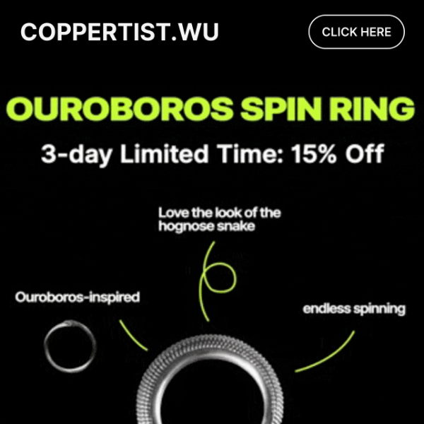 🐍Curious how we crafted a spin-able Ouroboros ring? 🤔️