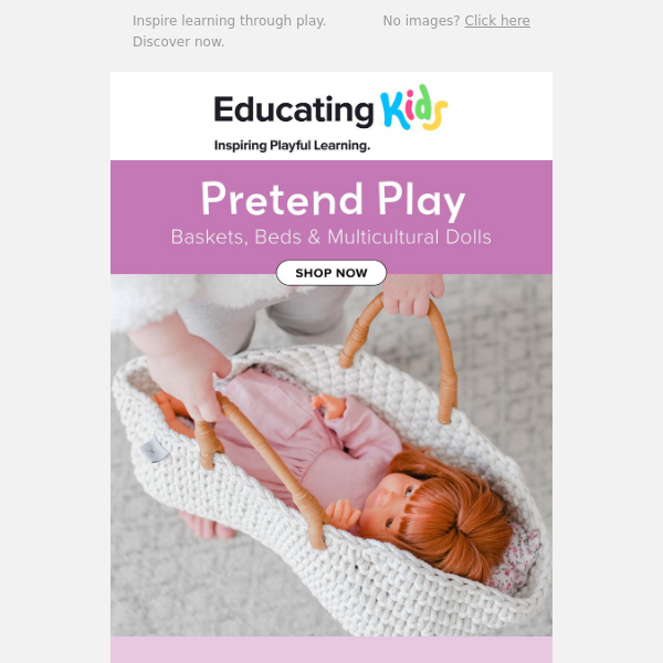 🌸Pretend Play Baskets, Beds & Multicultural Dolls🌸
