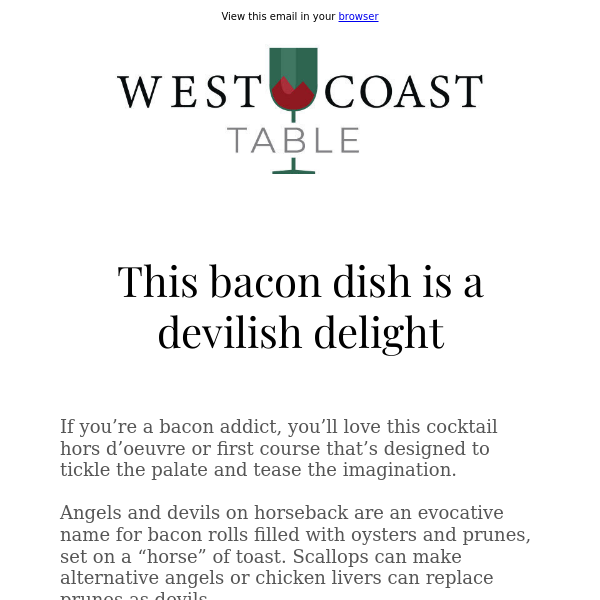 This bacon dish is a devilish delight