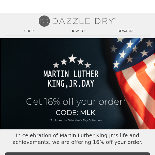 Martin Luther King, Jr. Day Sale