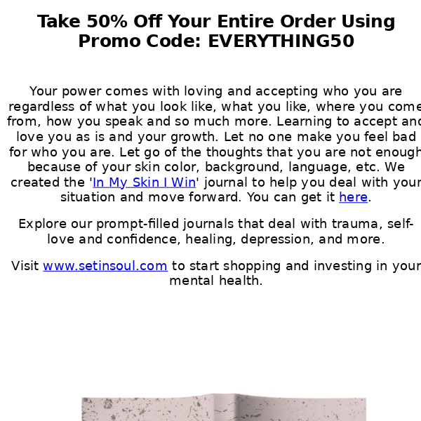 50% Off Sale - My love language is reminding me of my power