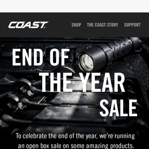 We've saved our best sale for the end of the year