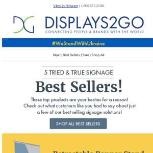 5 Tried & True Signage Best Sellers!