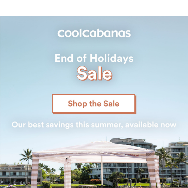 Cool Cabanas - Latest Emails, Sales & Deals