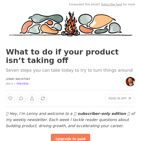 What to do if your product isn’t taking off