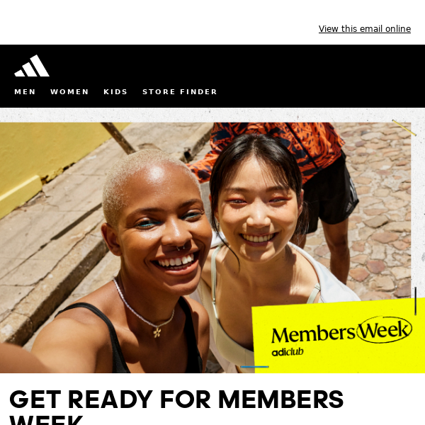 Unlock more this Members Week /// Toujours plus d'adidas avec la Members Week