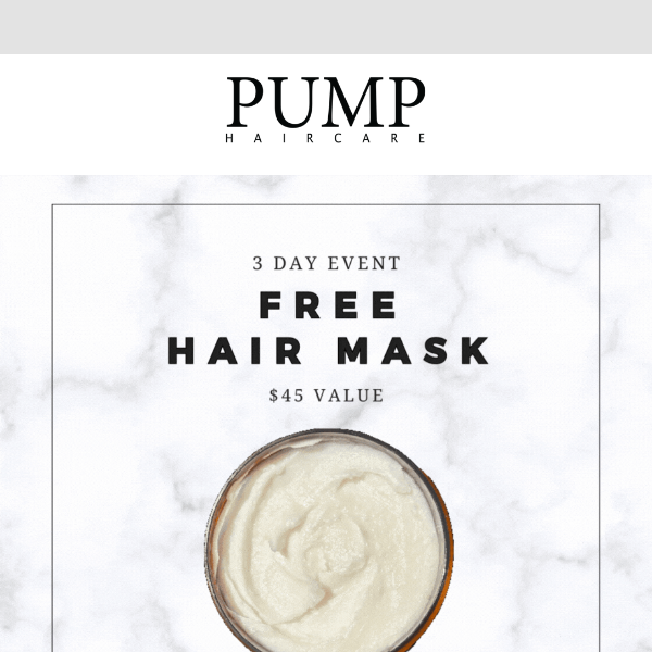 Get a Free Hair Mask to Revitalise Your Locks