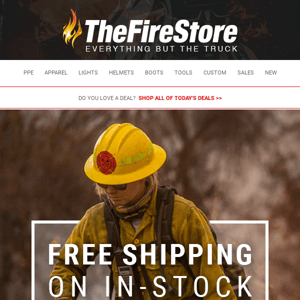 Free shipping on Wildland apparel!