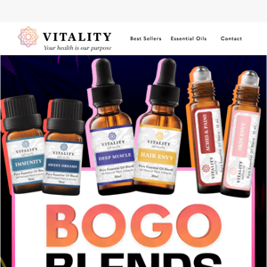 VITALITY EXTRACT Sweet Dreams All Natural Pure Essential Oil Blend