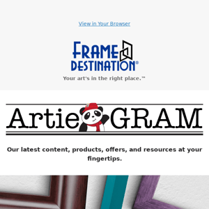 ArtieGRAM Newsletter: September Edition