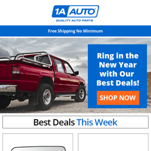 Open Before Midnight! Best Deals for Your Car or Truck + Free Shipping