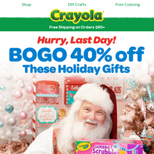 Ends Tonight! BOGO 40% Gifts