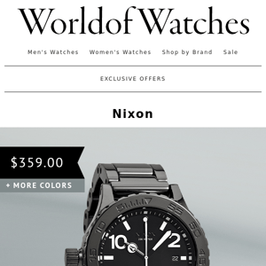🎀NEW COUPON DEAL: $431 Off Nixon Watches · $375 Off Omega · Calvin Klein  $49 + Much More! - World Of Watches