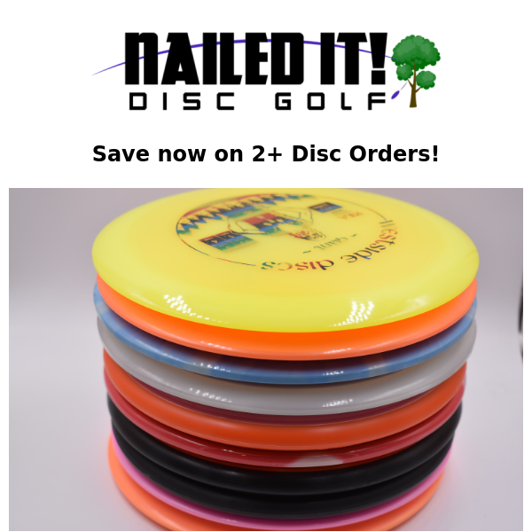 The Nailed It Disc of the Week is ALL THE DISCS! 10% off!