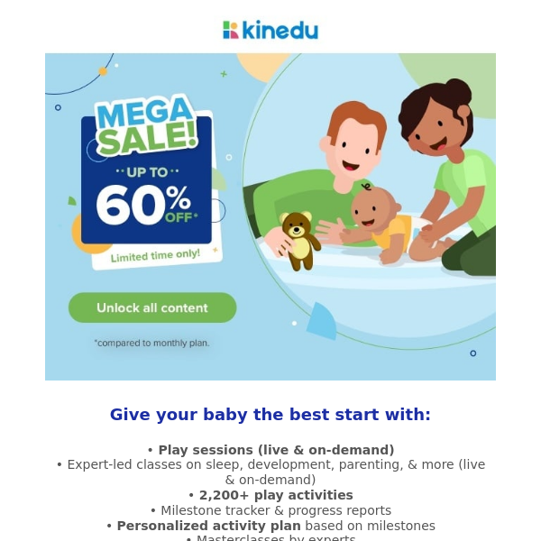 MEGA SALE! 💥🤑 Karen, give your baby the best start with this special offer.