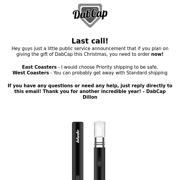 PSA: Last call for the holidaze! 🚨