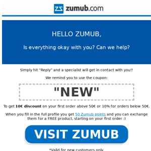 Zumub, Zumub is here to help