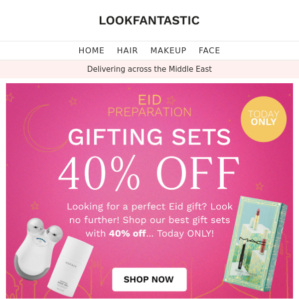 Eid Gifting: 40% Off 🎁
