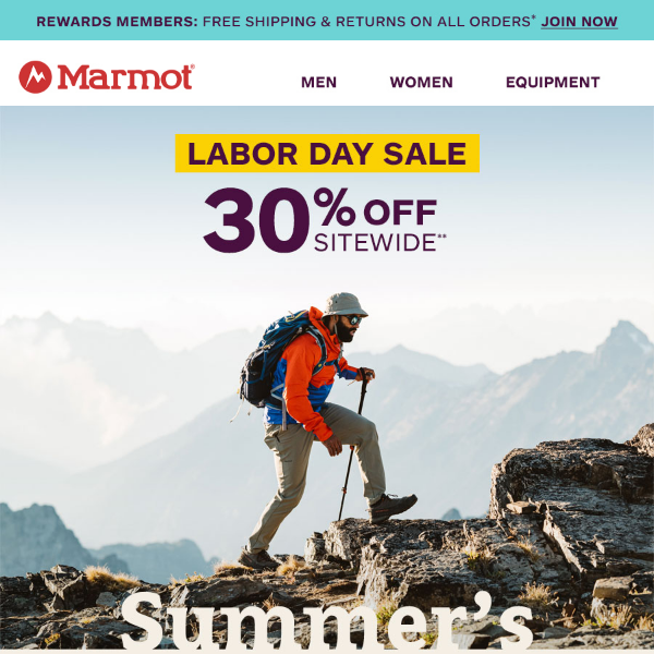 Savor summer’s end with 30–60% OFF