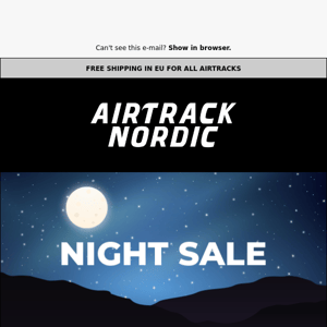 🌘 ONLY TONIGHT: 20% Off Premium AirTracks!
