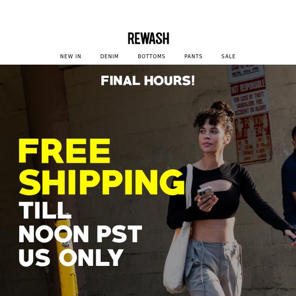 🚨FINAL HOURS🚨FREE SHIPPING ends at 12pm pst!