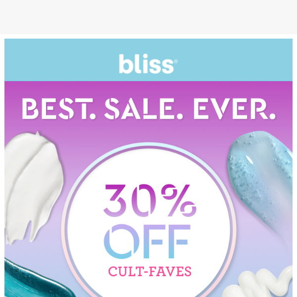 30% Off Cult-Faves! 🤩