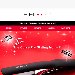 🎁 Day 5: $40 OFF The Curve Pro Styling Iron! 🎁