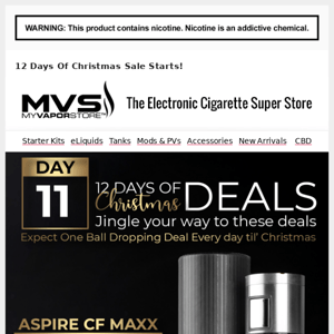 🔔Day 10 of 12 | Save 70% Off Aspire CF MAXX Mod! Now Only $11.99