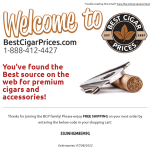 👋 Welcome to Best Cigar Prices!