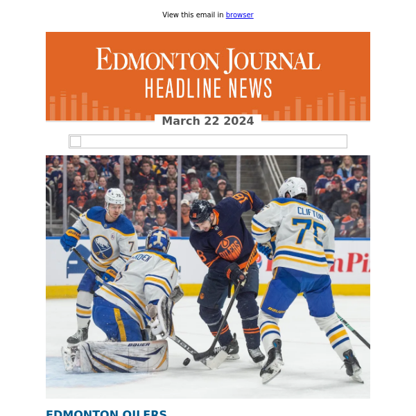 Edmonton Oilers unleash their ammo in lopsided Buffalo hunt