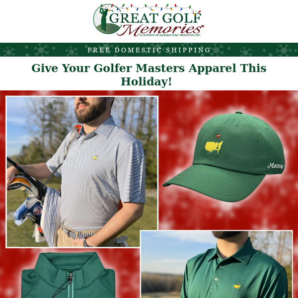 Wrap Up Golfing Style: Masters Apparel for the Win! 🏌️🎄