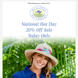 Celebrate National Hat Day With 20% Off Wallaroo Hats!