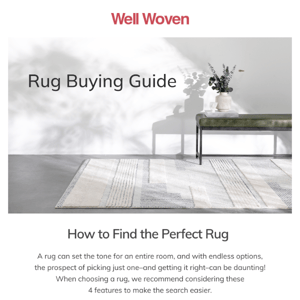 Searching for the perfect rug?