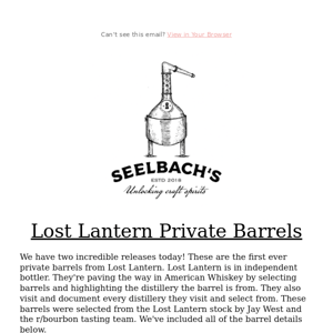 Lost Lantern's First Ever Private Barrel Release