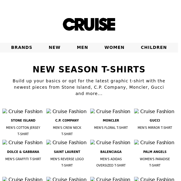New Season T-Shirts - Cruise Fashion