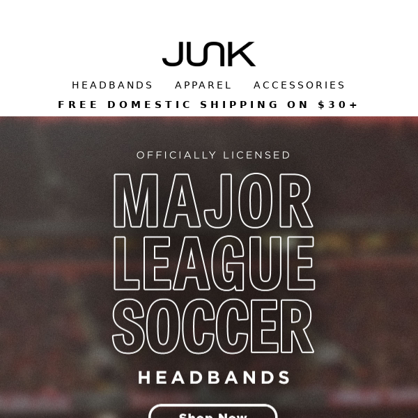 Major League Soccer Headbands from JUNK!